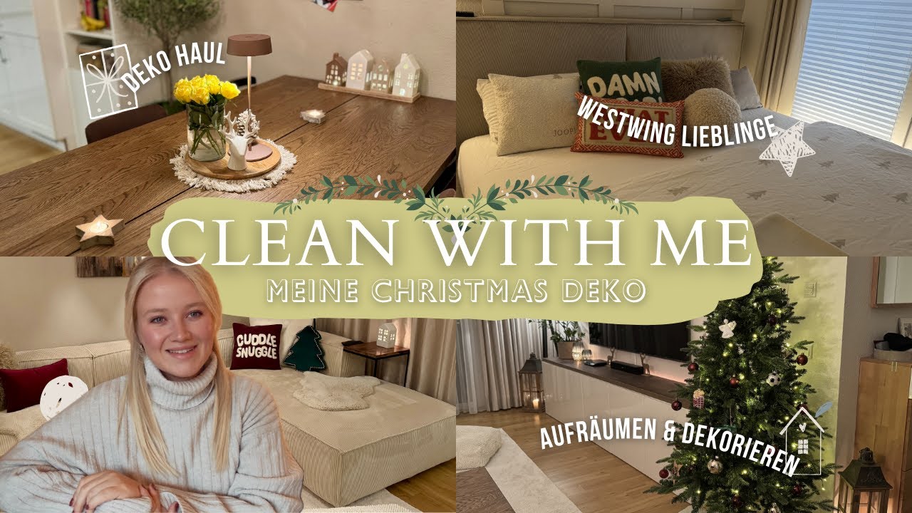 MEINE WEIHNACHTSDEKO 🎄I Clean & Decorate with me ✌️😌