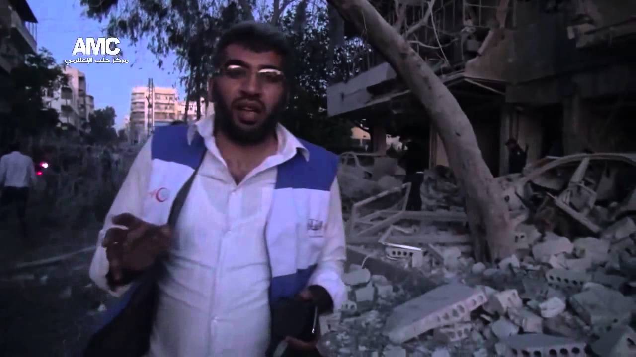 شام حلب حي القاطرجي آثار الدمار الهائل الذي خلفه القصف بالبراميل المتفجرة 2 5 2015