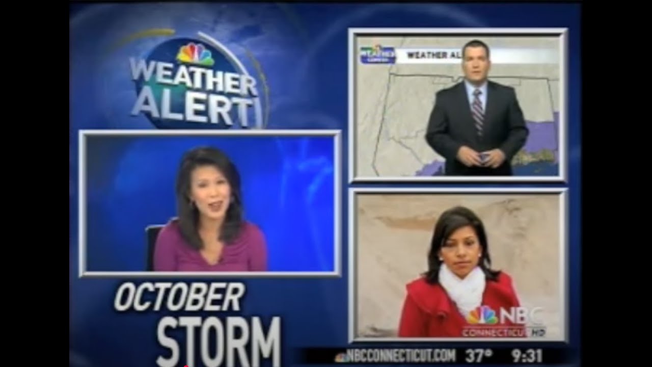 WVIT 2O11 October Snowstorm Coverage (Part 1)