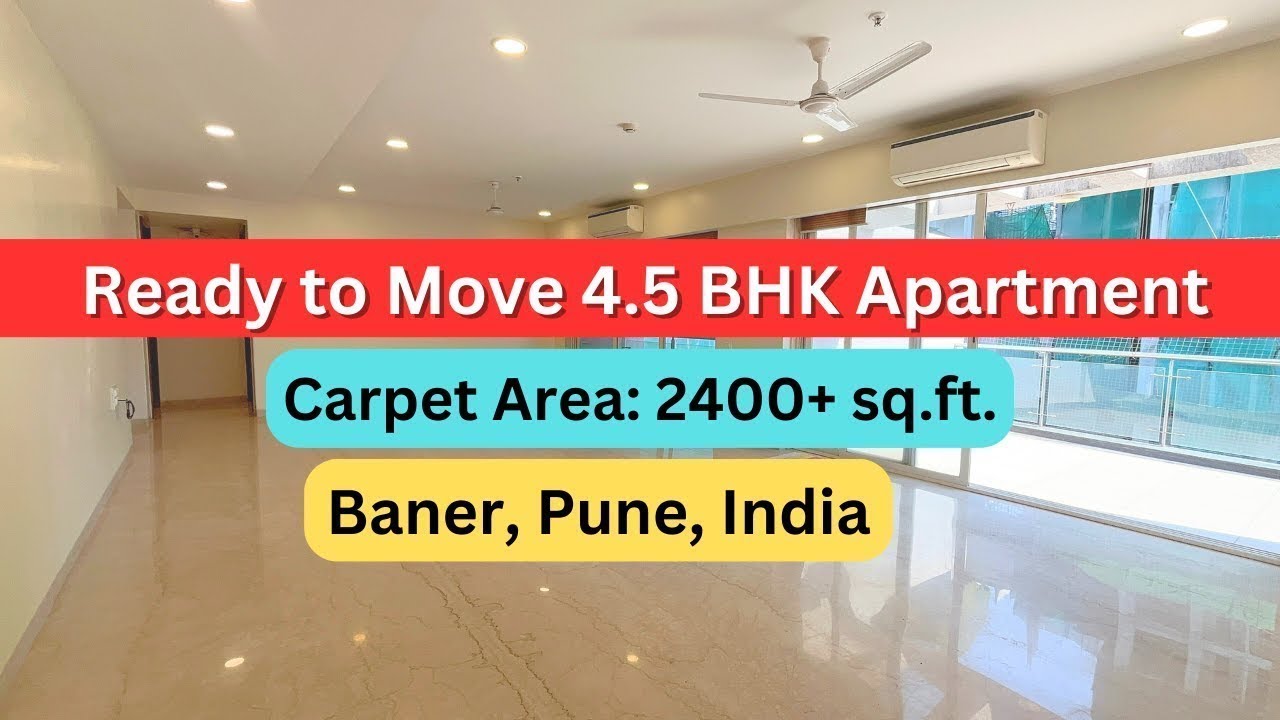 Ready to Move Premium 4.5 BHK Apartment | Baner, Pune, India | +91 74209 23928 #4bhkapartments