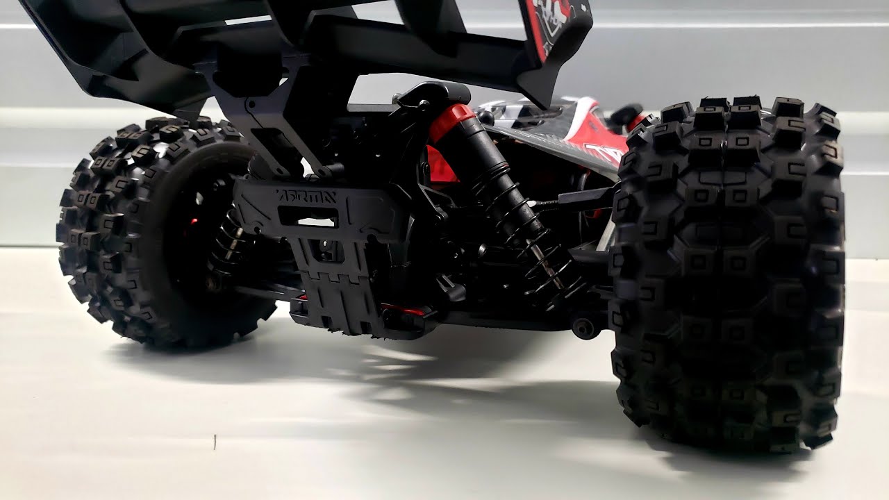 Arrma Typhon 3s 17mm hex Proline MX 2.8 tires wheels TRUGGIFIED buggy before and after