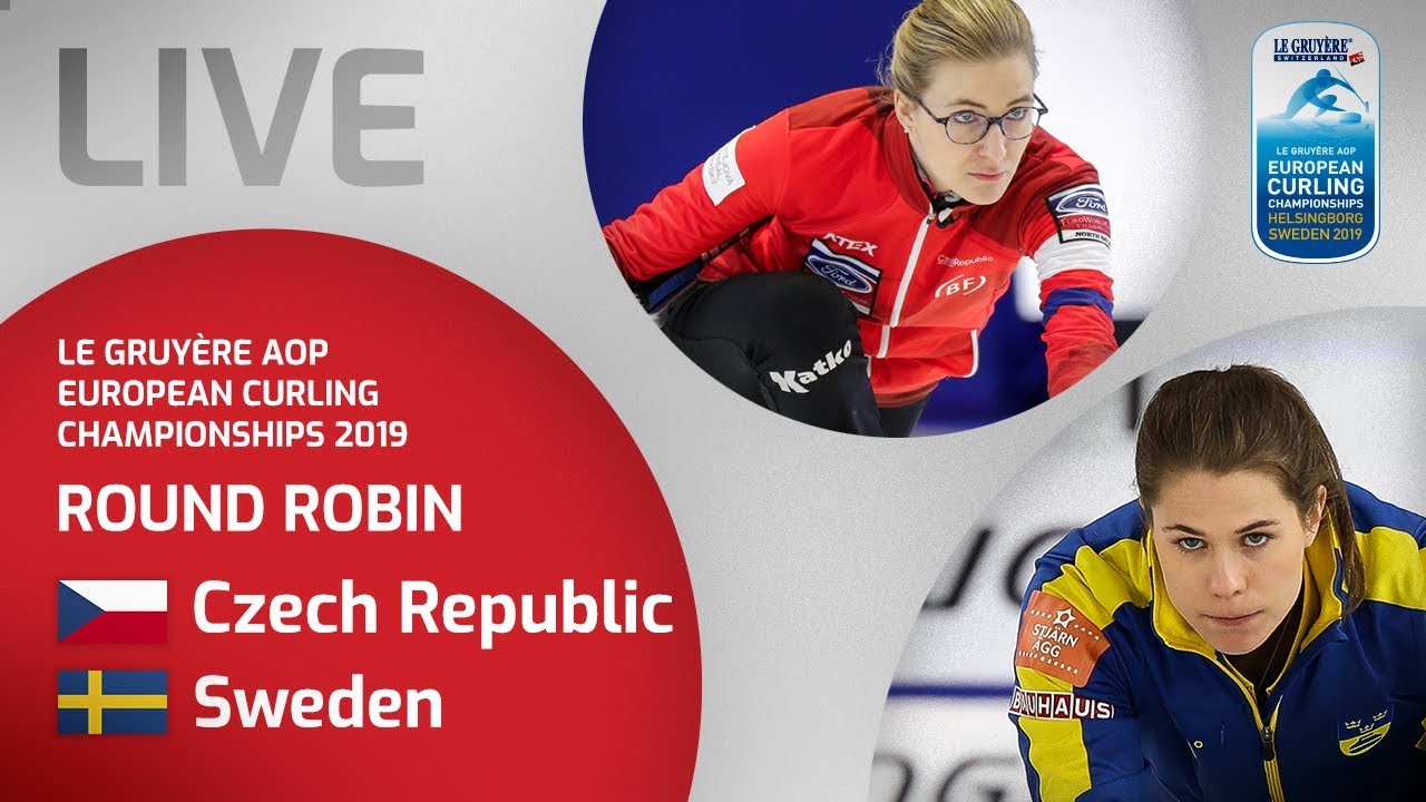 Czech Republic v Sweden - Women's round robin - Le Gruyère AOP European Curling Championships 2019