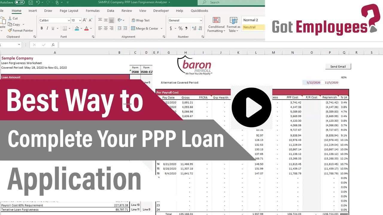 Best Way for Baron Clients to Complete Your PPP Loan Forgiveness Application