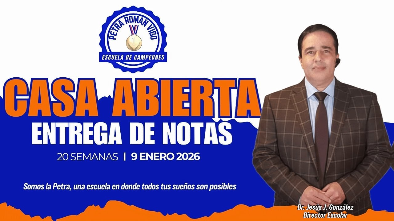 ✨ Entrega de Notas – 20 Semanas 2026 | Escuela de Campeones Petra Román Vigo ✨
