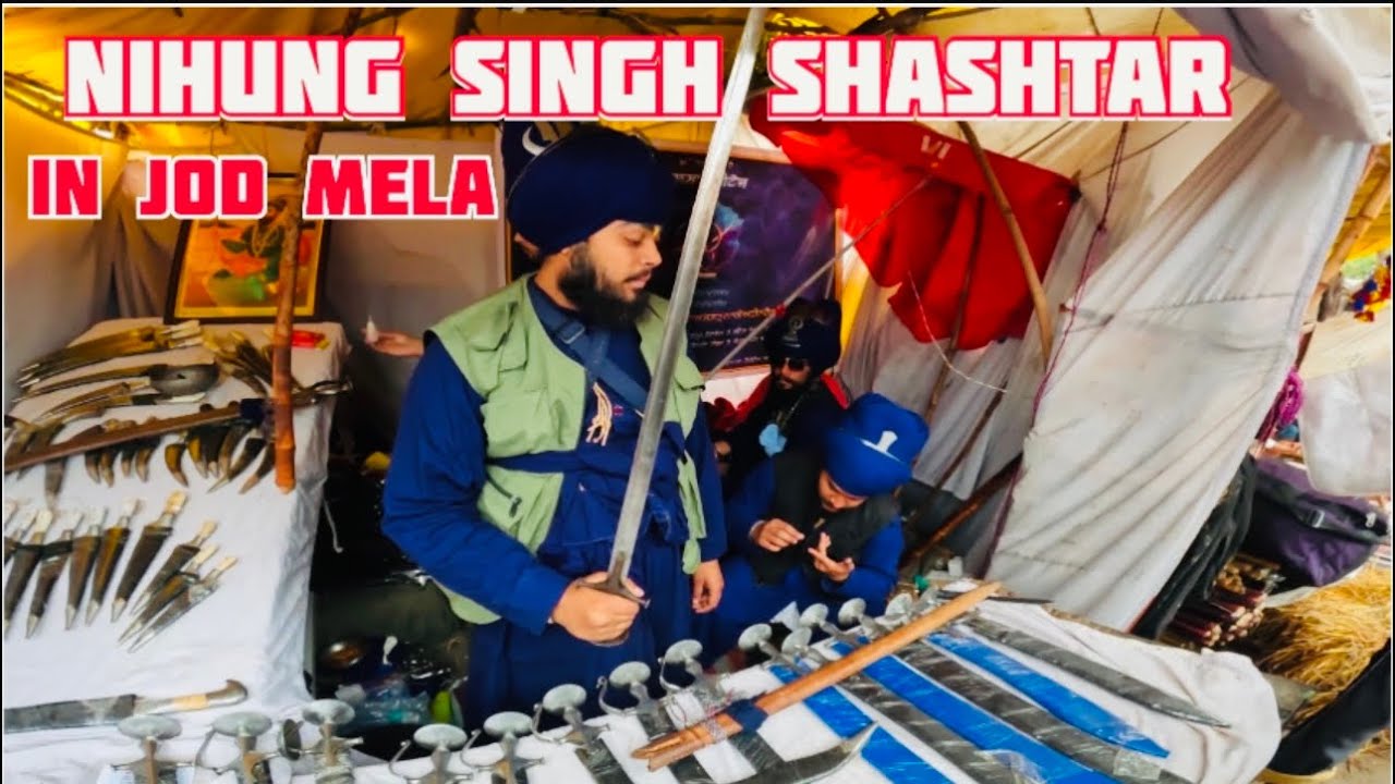 Nihung singh shashtar ​⁠in fatheghar sahib@Artravel singh
