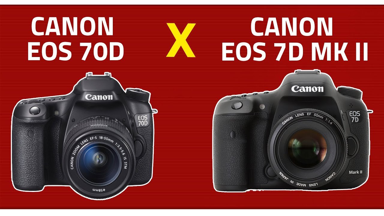 Comparativo Canon 7d mk2 e Canon 70d