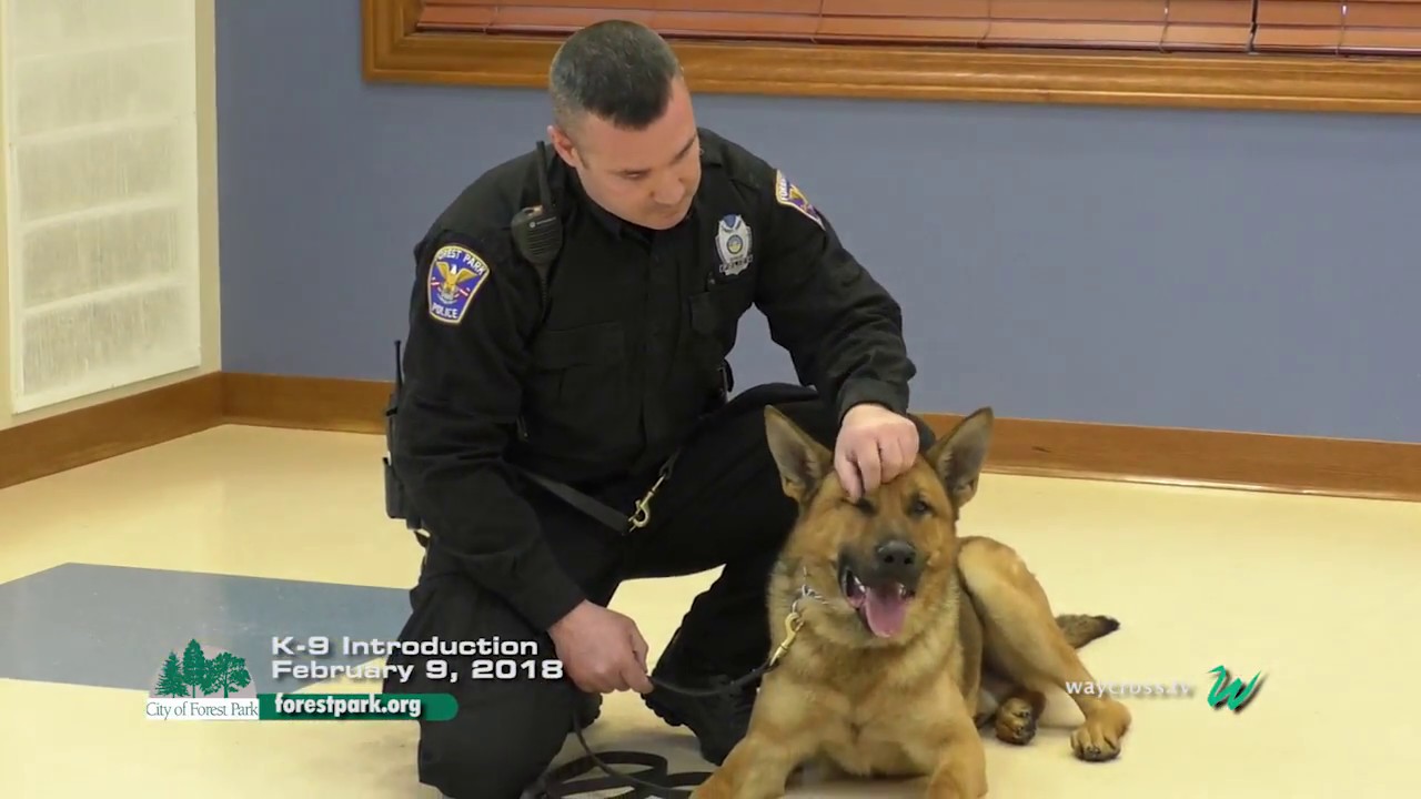 Forest Park Police Department New K9 Introduction: February 9, 2018
