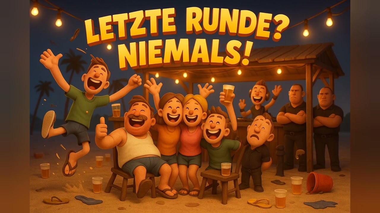 Letzte Runde? Niemals! – DER Song für alle, die nie nach Hause wollen! 