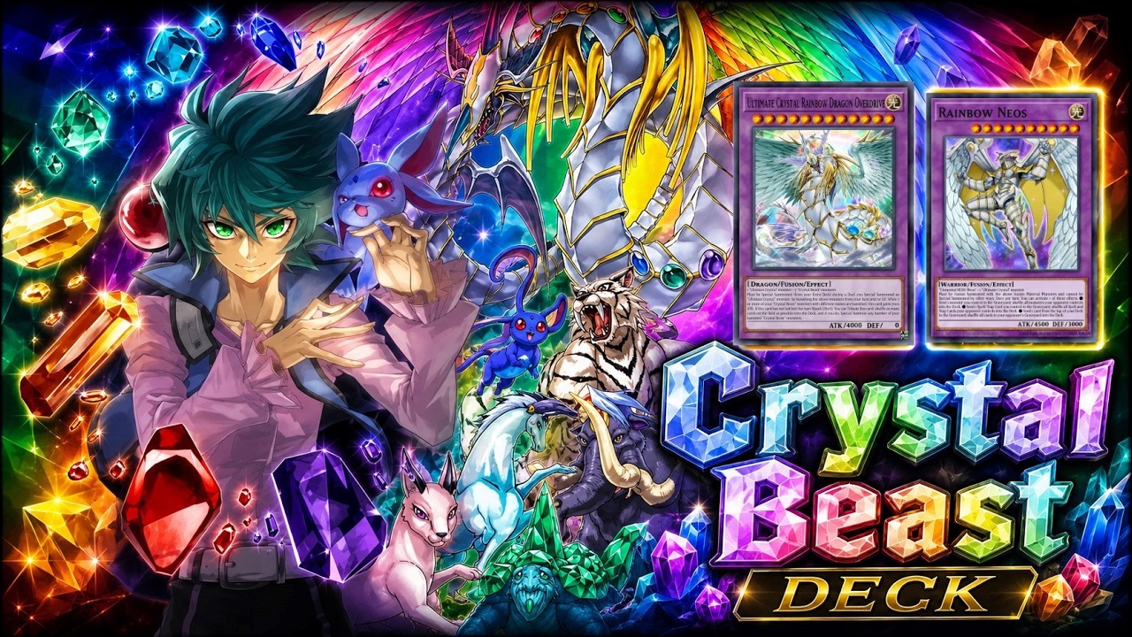THE BEST Crystal Beast Deck 2026! Rainbow Dragon's Ultimate Evolution! 🔥🌈🐉
