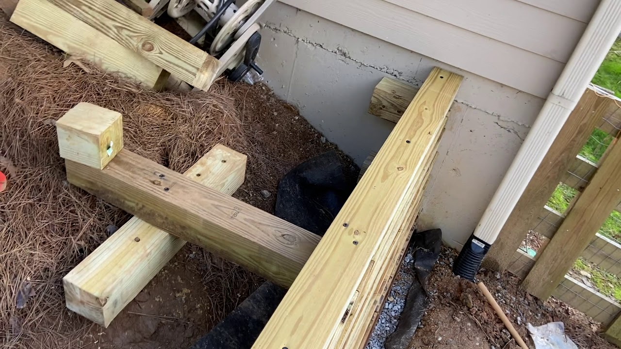 Timber Retaining Wall Build