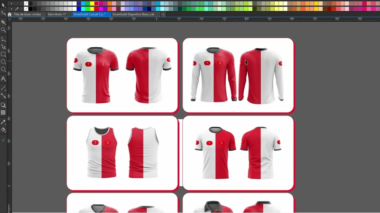 SmartSUBLI - Tutorial paso a paso: Template para camisetas en CorelDRAW