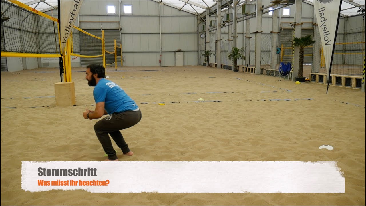 Stemmschritt | #BeachvolleyballBasics