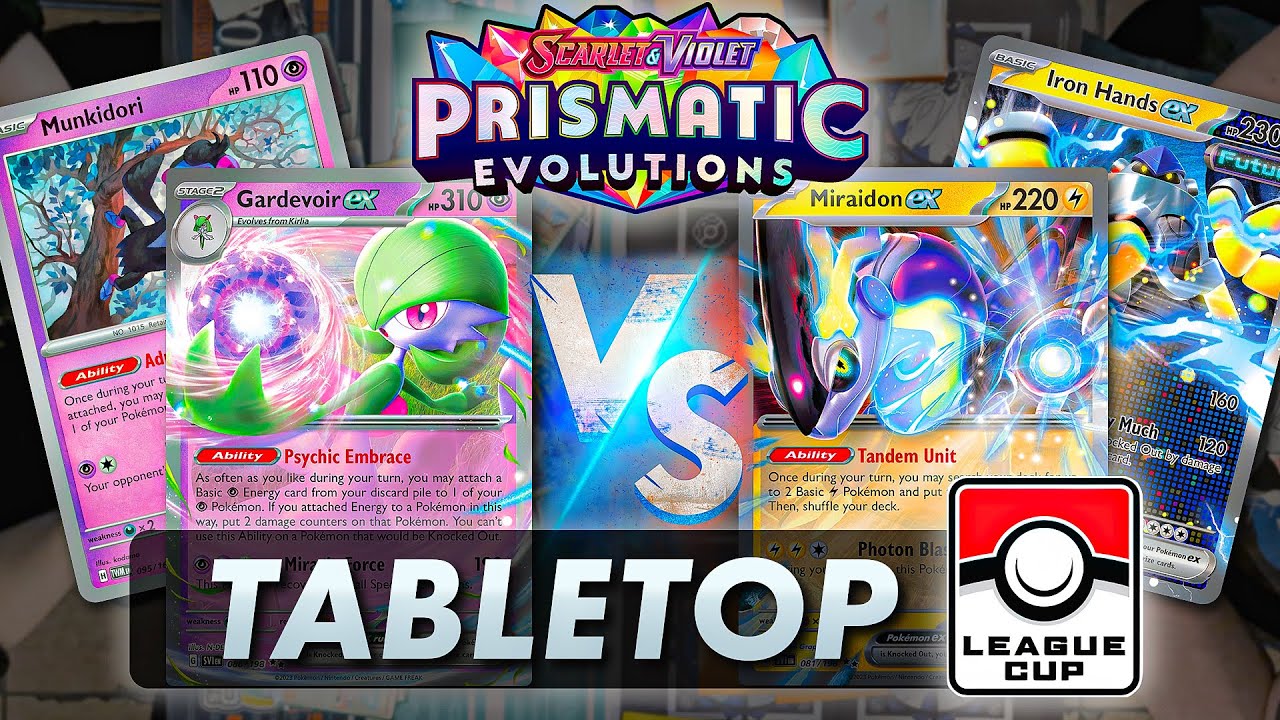 Gardevoir ex vs Miraidon ex (Finals)【Prismatic Evolutions】League CUP | Tabletop