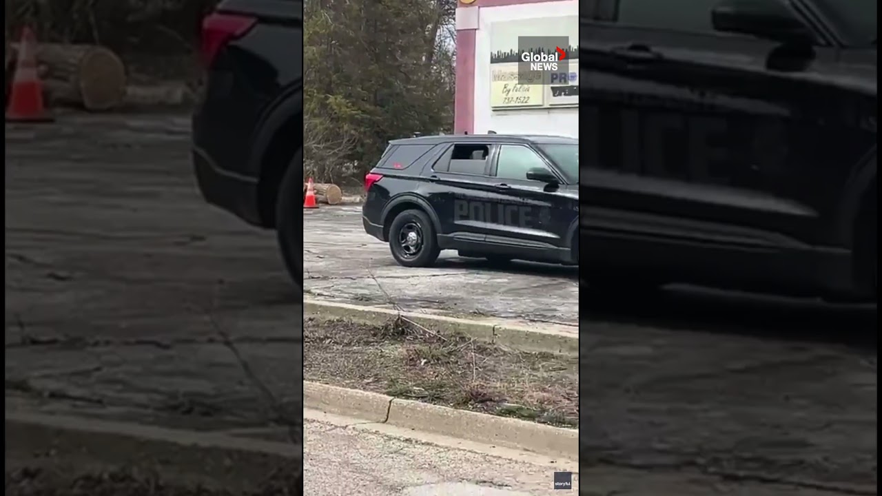 Handcuffed woman makes daring escape through open window of police vehicle