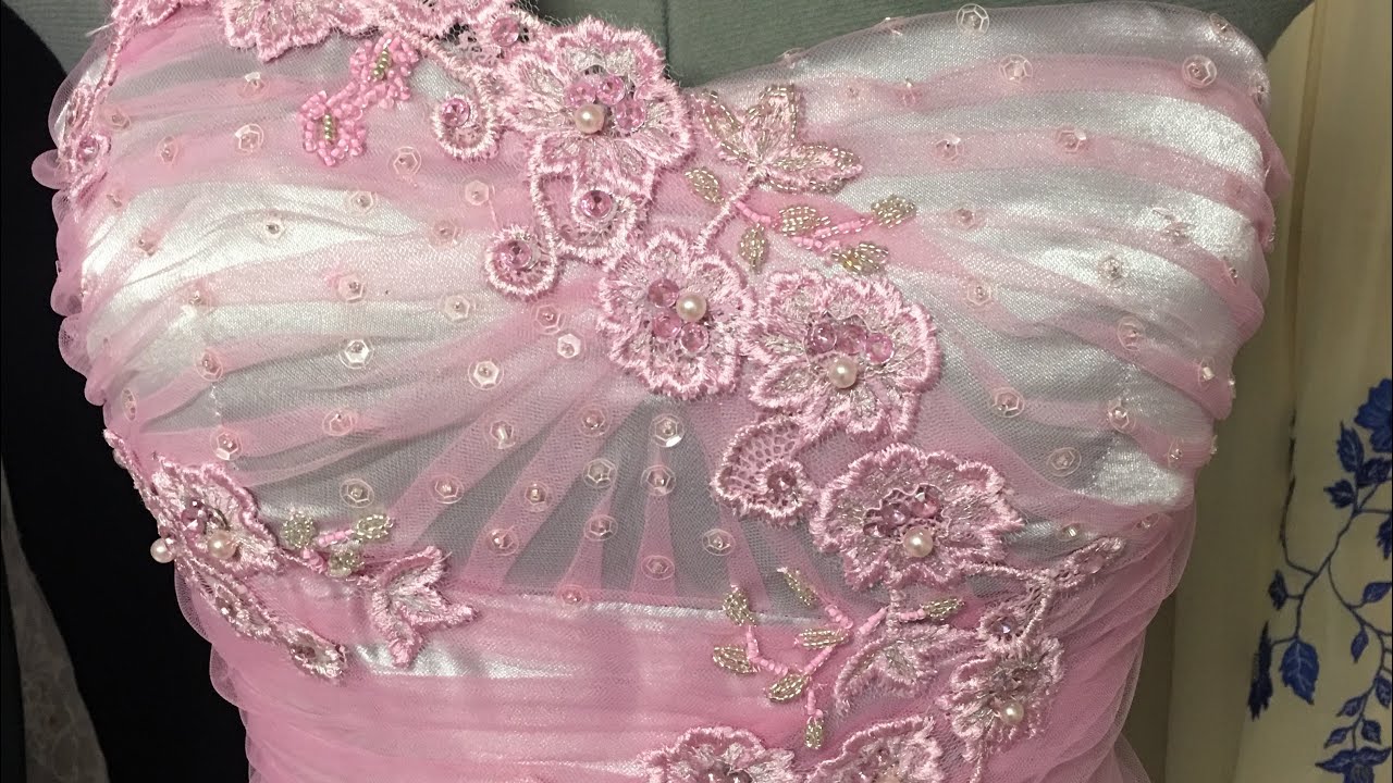Вышивка на швейной машинке👗Декор платья/ Метод наколки 👗Sewing Embroidery👗Nähmaschine Stickerei