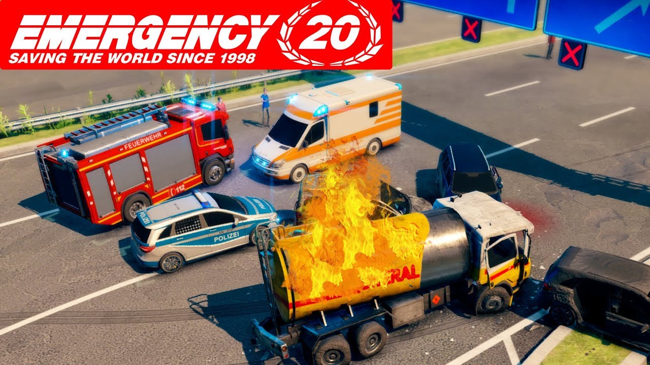 EMERGENCY 20 #3: MASSENKARAMBOLAGE mit Kerosin-Transporter! | Rettungs-Simulation Gameplay