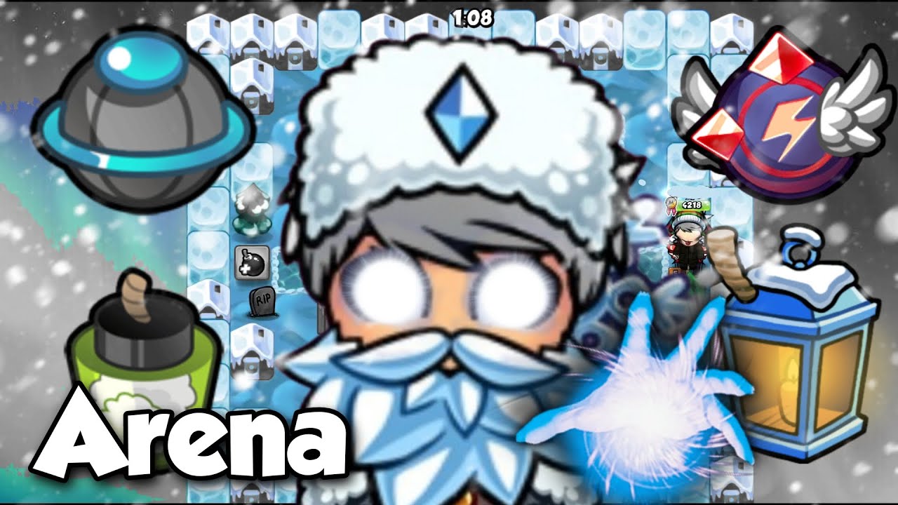 Arena com a skin do passe (T. 51) 🥶❄️| Bomber Friends