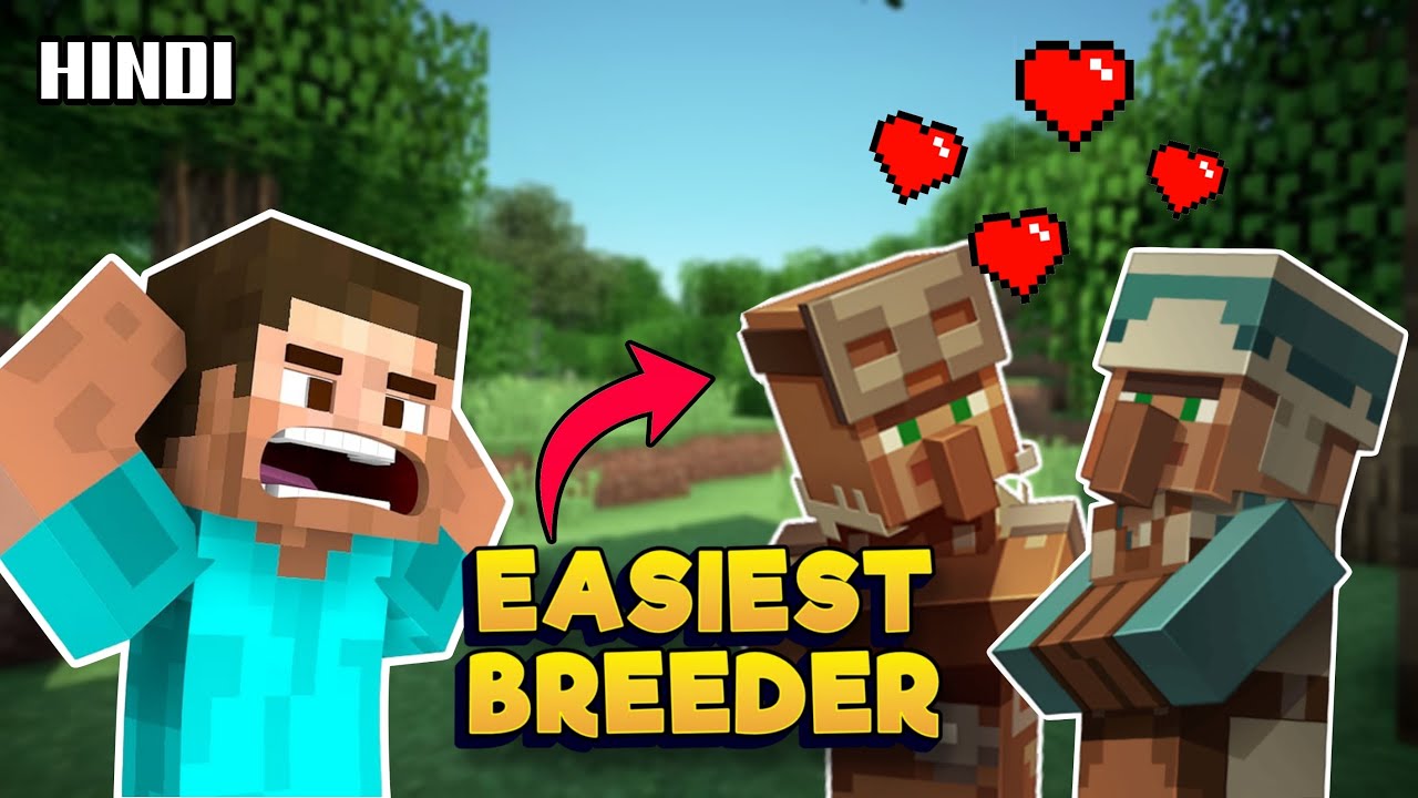 Minecraft mai sabse Easy Villager Breeder bana dia! 😎🔥| Minecarft Hardcore | Hindi Ep-3