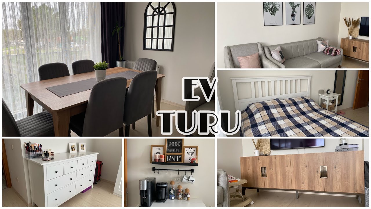 EV TURU🏠2+1 Ev🏡YENİ GELİN EVİ | İKEA EVİ✅EVİMİZİ BİRLİKTE GEZELİM,PİNTEREST EV🏡NEYİ NEREDEN ALDIK