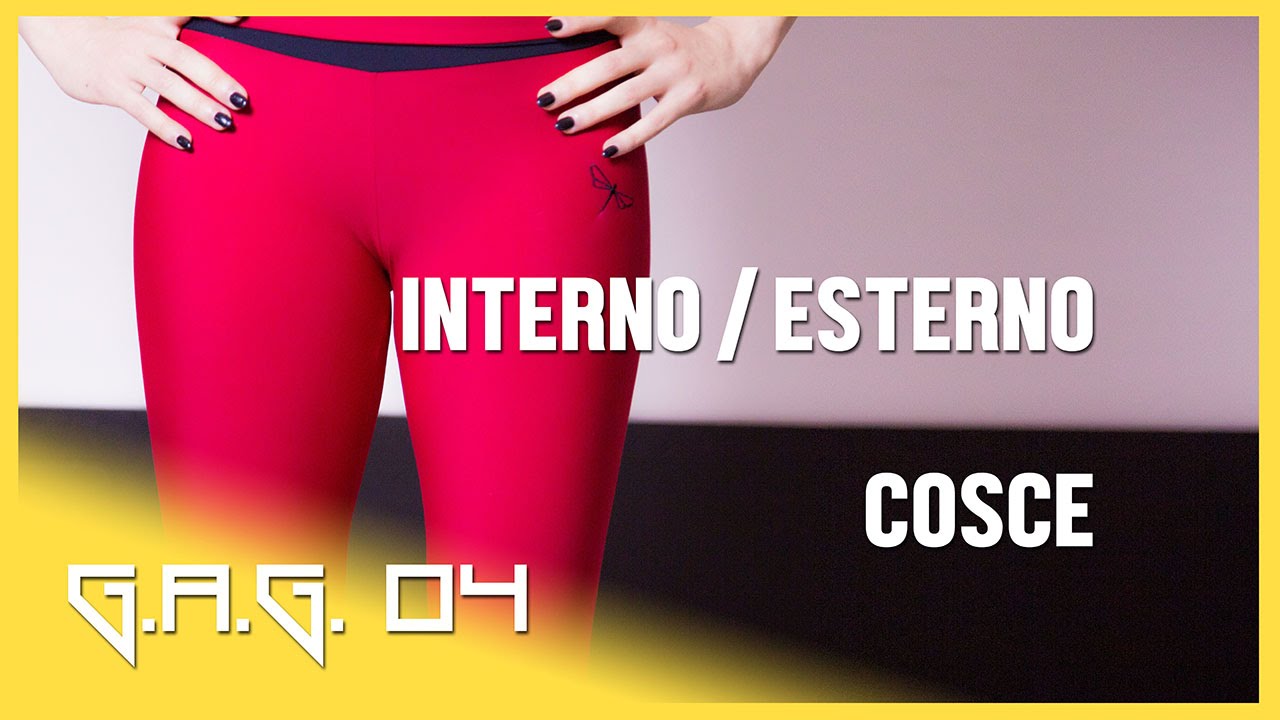 Esercizi per glutei con interno ed esterno coscia - Gag 04