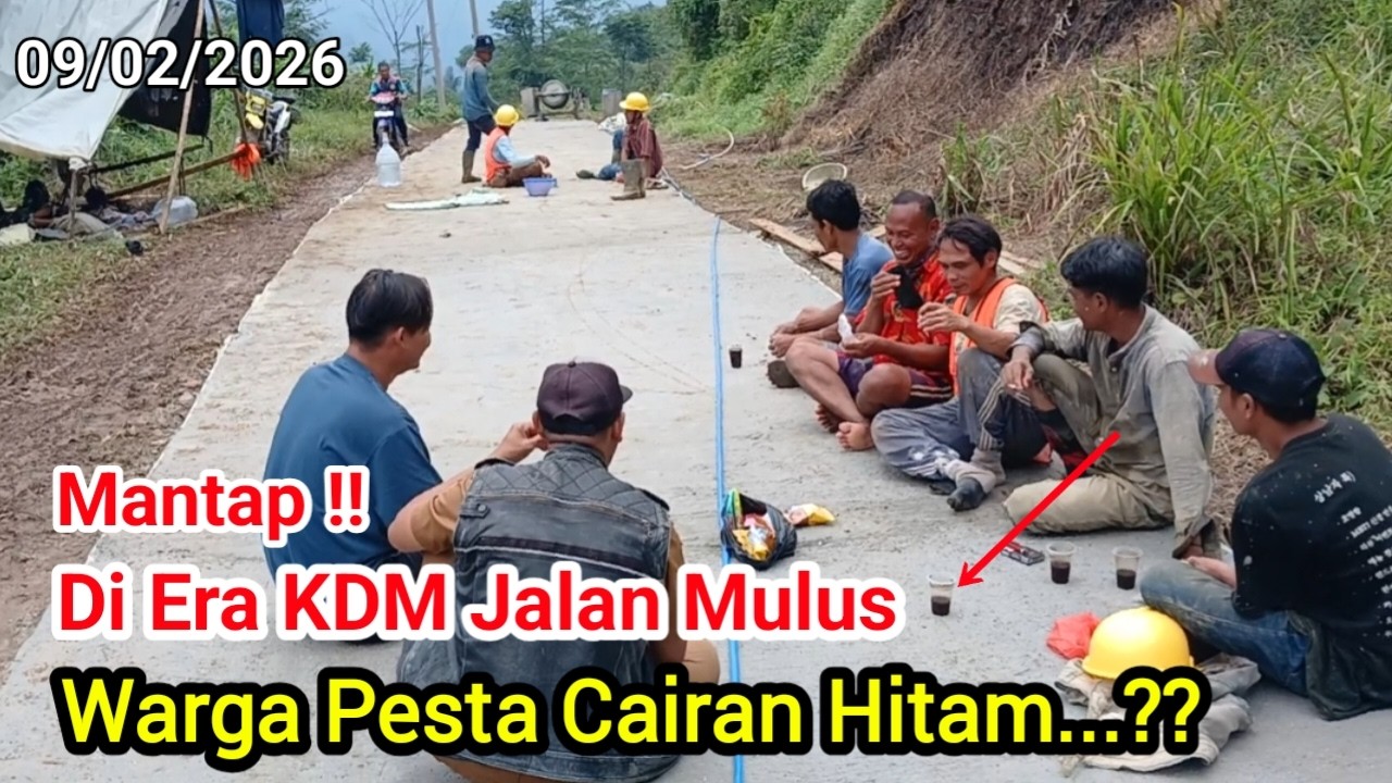 DI ERA KDM JALAN MULUS‼️WARGA PESTA CAIRAN HITAM.