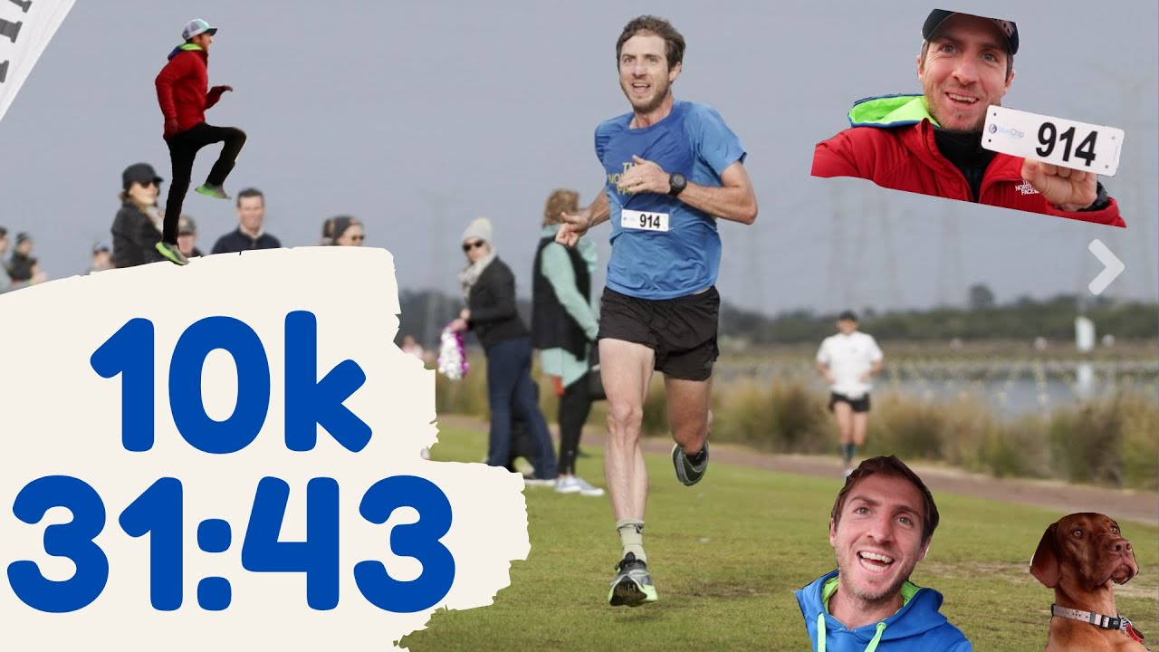 10K road PB 31:43 / Running Race Vlog