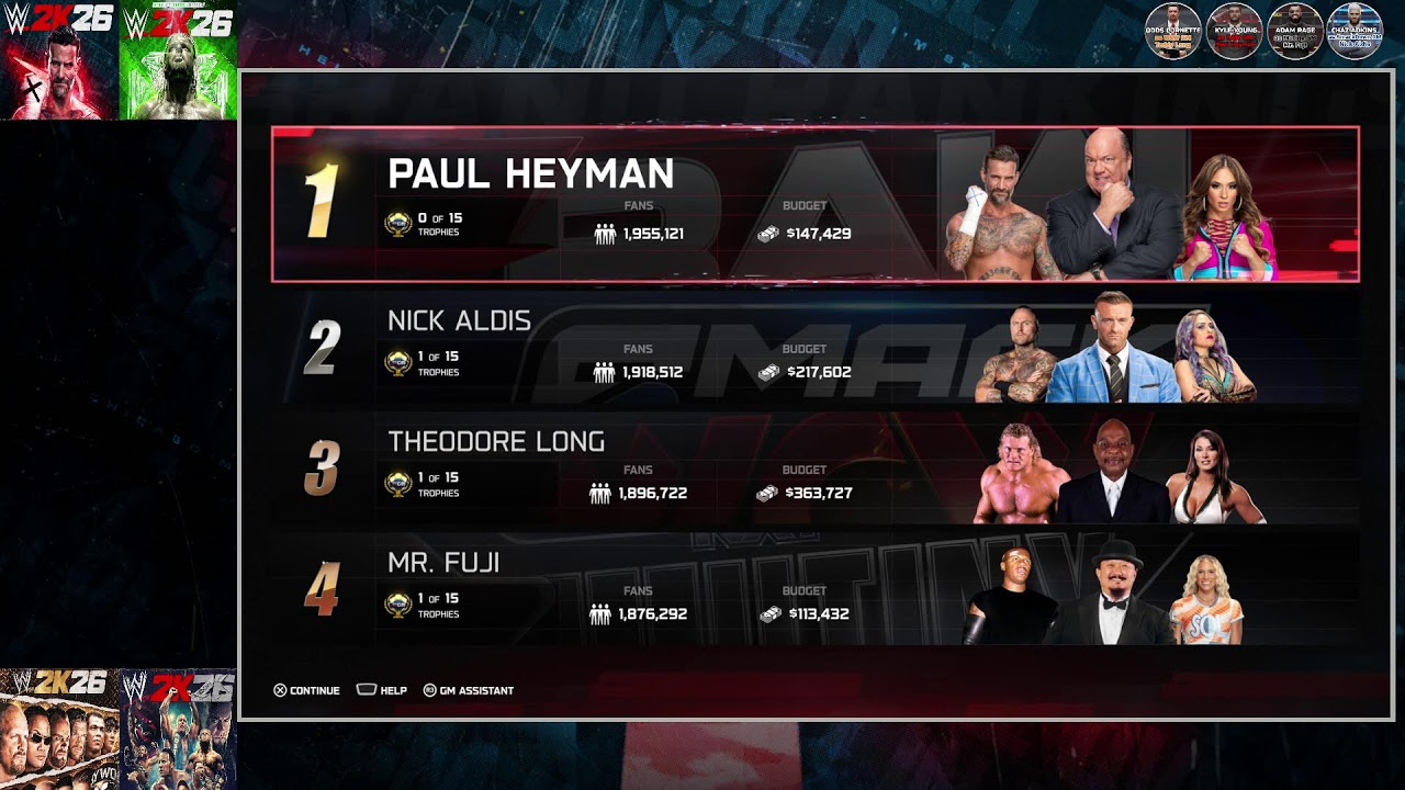 WWE2K25 My GM - Odds STILL Has Them Right Where He Wants Them