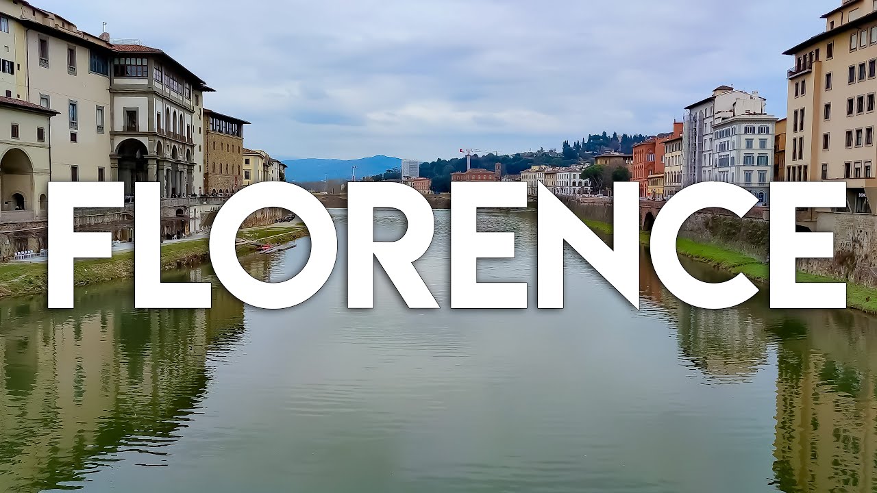 FLORENCE 4K WALKING TOUR - WITH CAPTIONS. part. 4