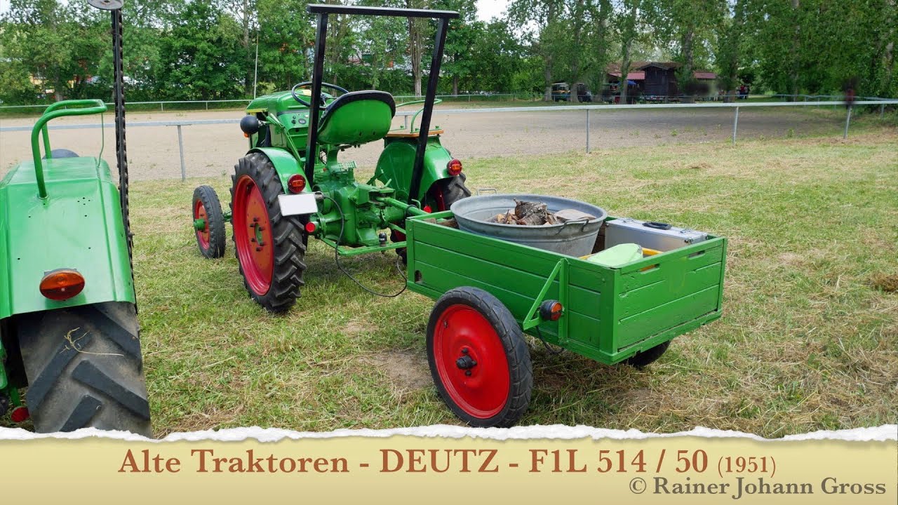 Alte Traktoren - DEUTZ - F1L 514 / 50 (1951) - Rainer Johann Gross