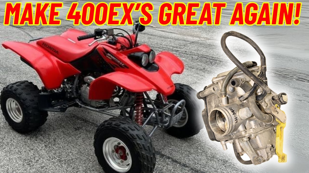 Honda 400EX Carb Clean Rebuild STEP BY STEP! 2025