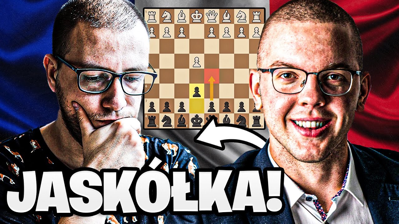 SZACHOWE PEREŁKI w OBRONIE FRANCUSKIEJ #5 TOMEK JASKÓŁKA!