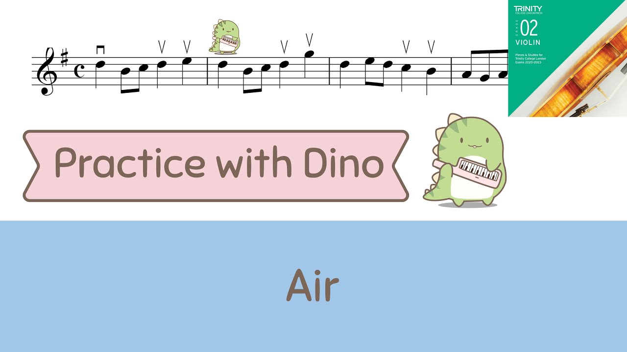Air - G. Finger (Trinity 2020-2023 violin grade 2) with piano accompaniment