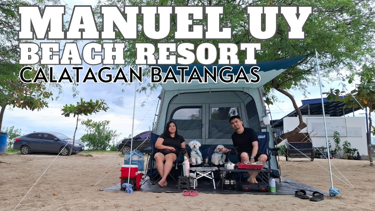 Camping with Our Dogs at Manuel Uy Beach Resort | Affordable Beach Camping in Calatagan, Batangas