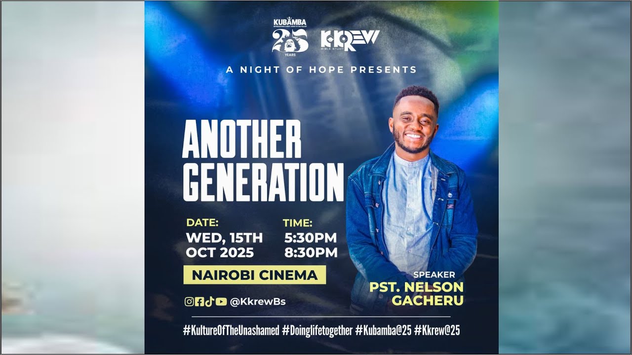 ANOTHER GENERATION - PST. NELSON GACHERU