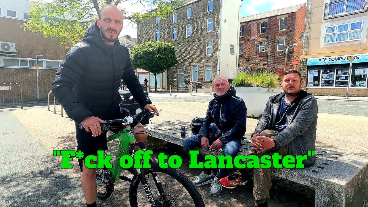 getting a drink in Tyson Fury's home town!