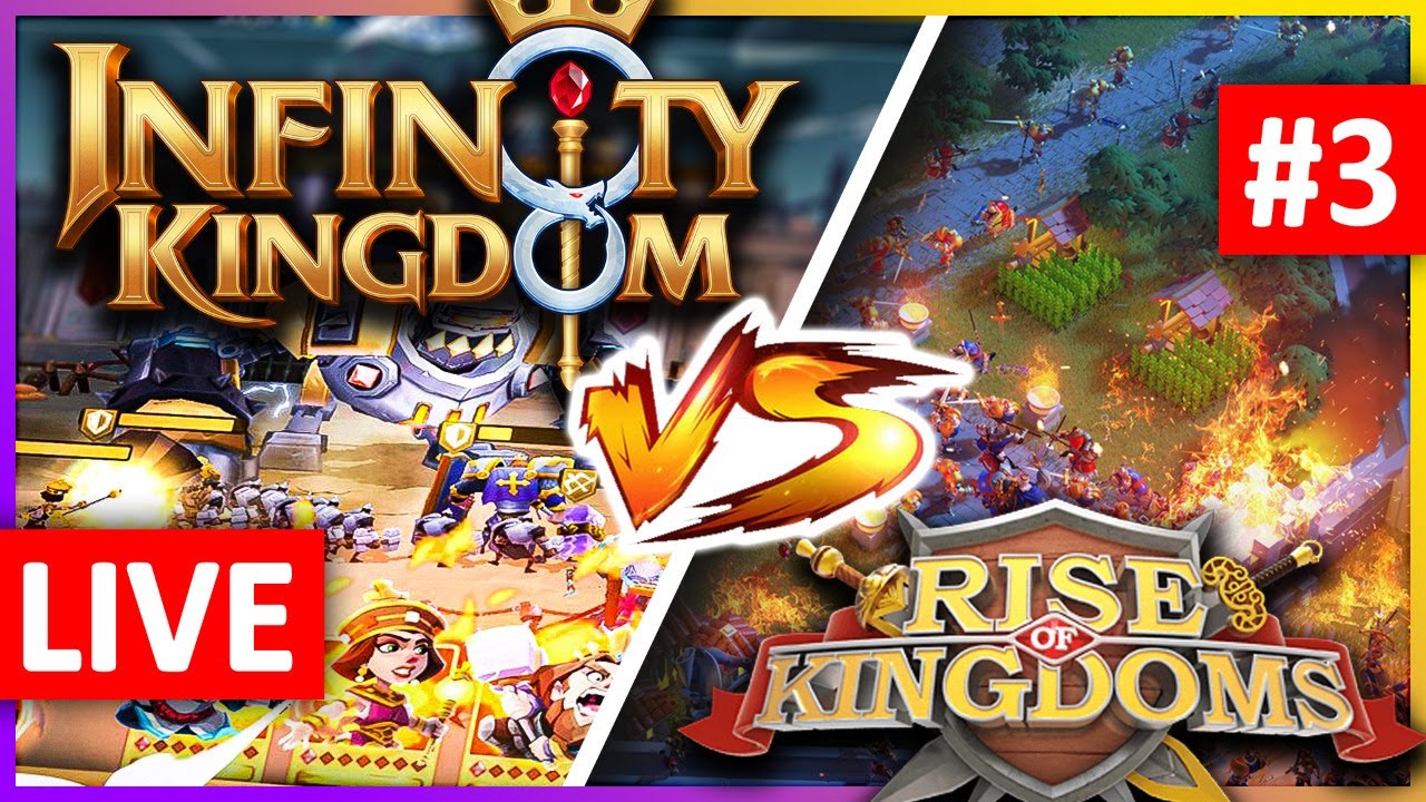 Infinity Kingdom VS Rise of Kingdoms: Let's Test! #3 🔴 LIVE