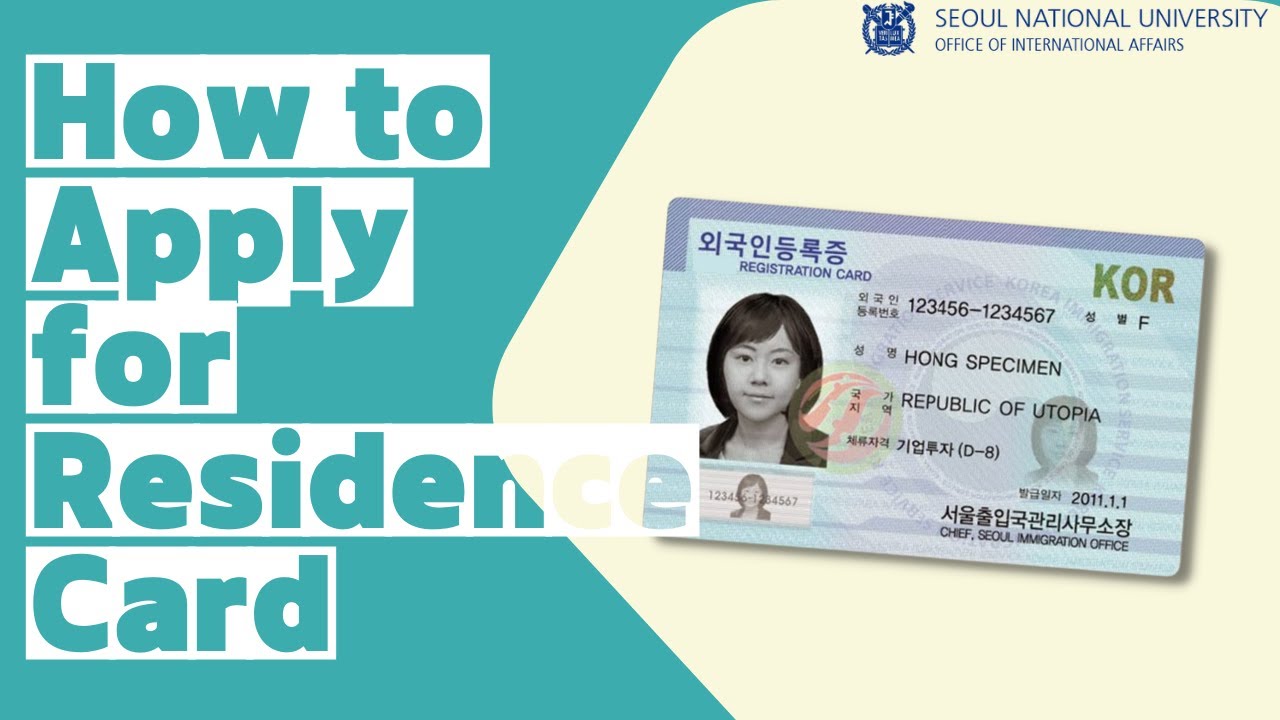 How to Apply for Residence Card(RC)