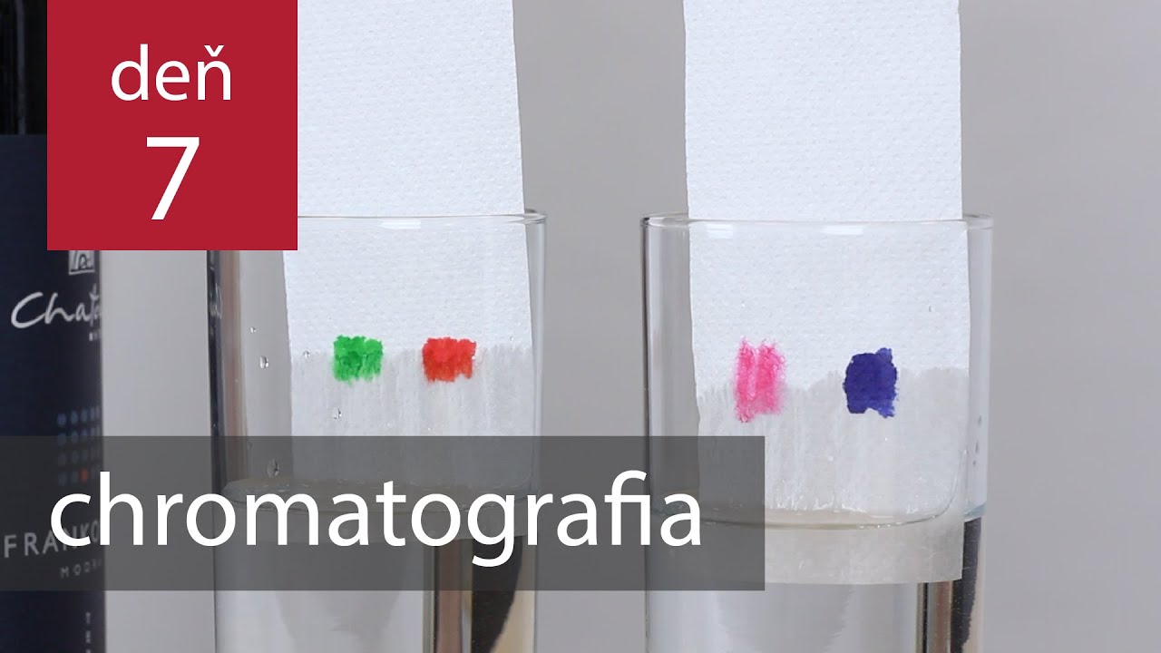 7. deň: chromatografia | (urob si sám)