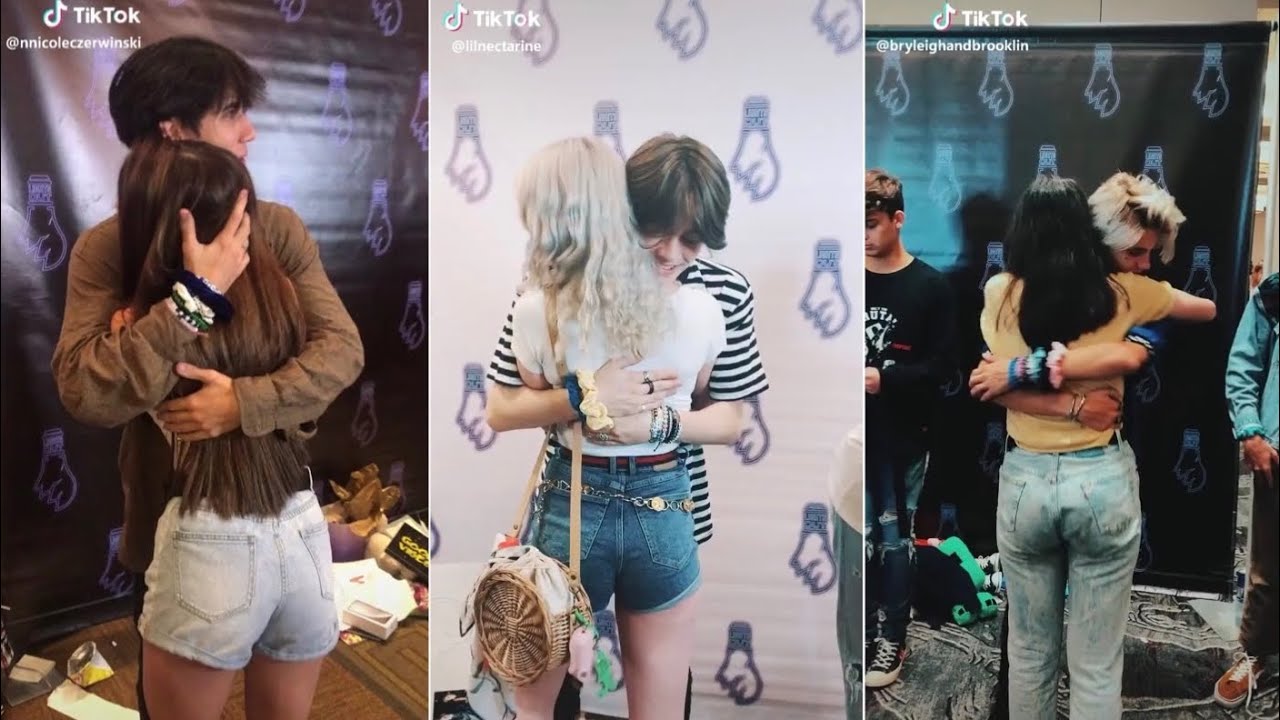 lights out tour hugging fans compilation