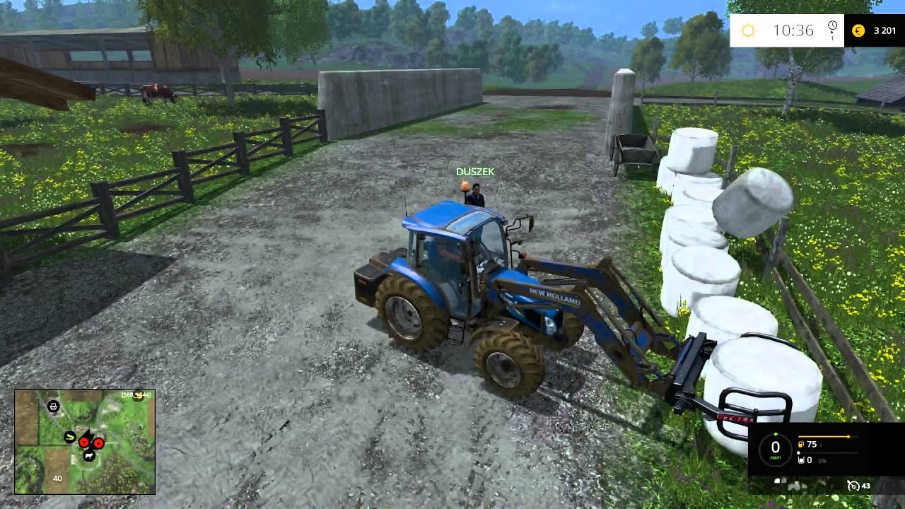 Farming Simulator 2015 - LS15 - s1e9 - Owijanie balot&oacute;w i mycie maszyn