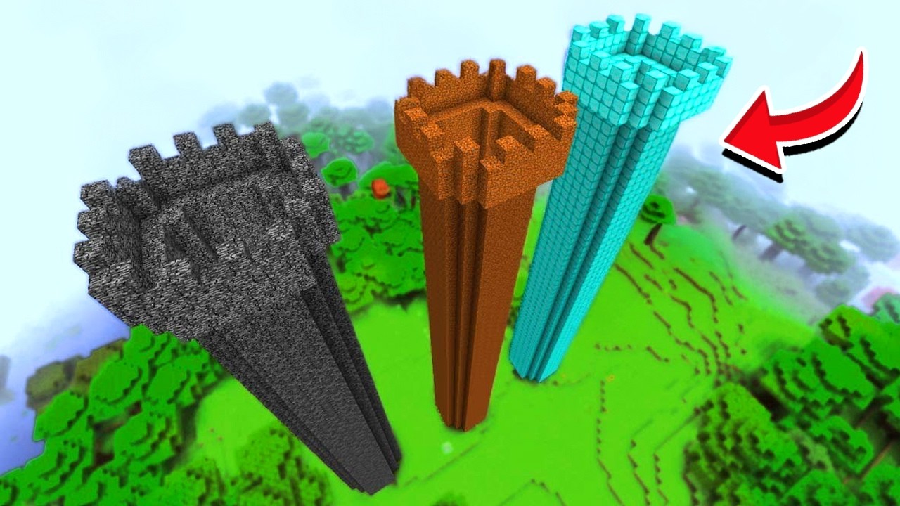 WÄHLE NICHT den FALSCHEN TURM in Minecraft...