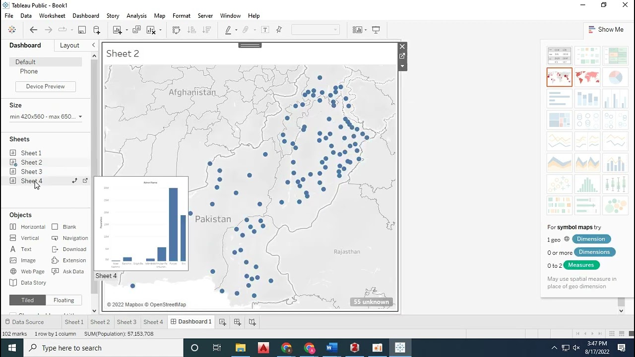 Create Interactive Dashboards through Tableau Public