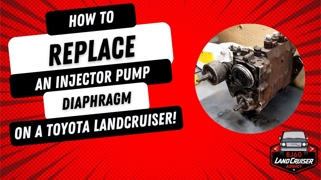 How to replace an injector pump diaphragm on a Toyota Landcruiser.