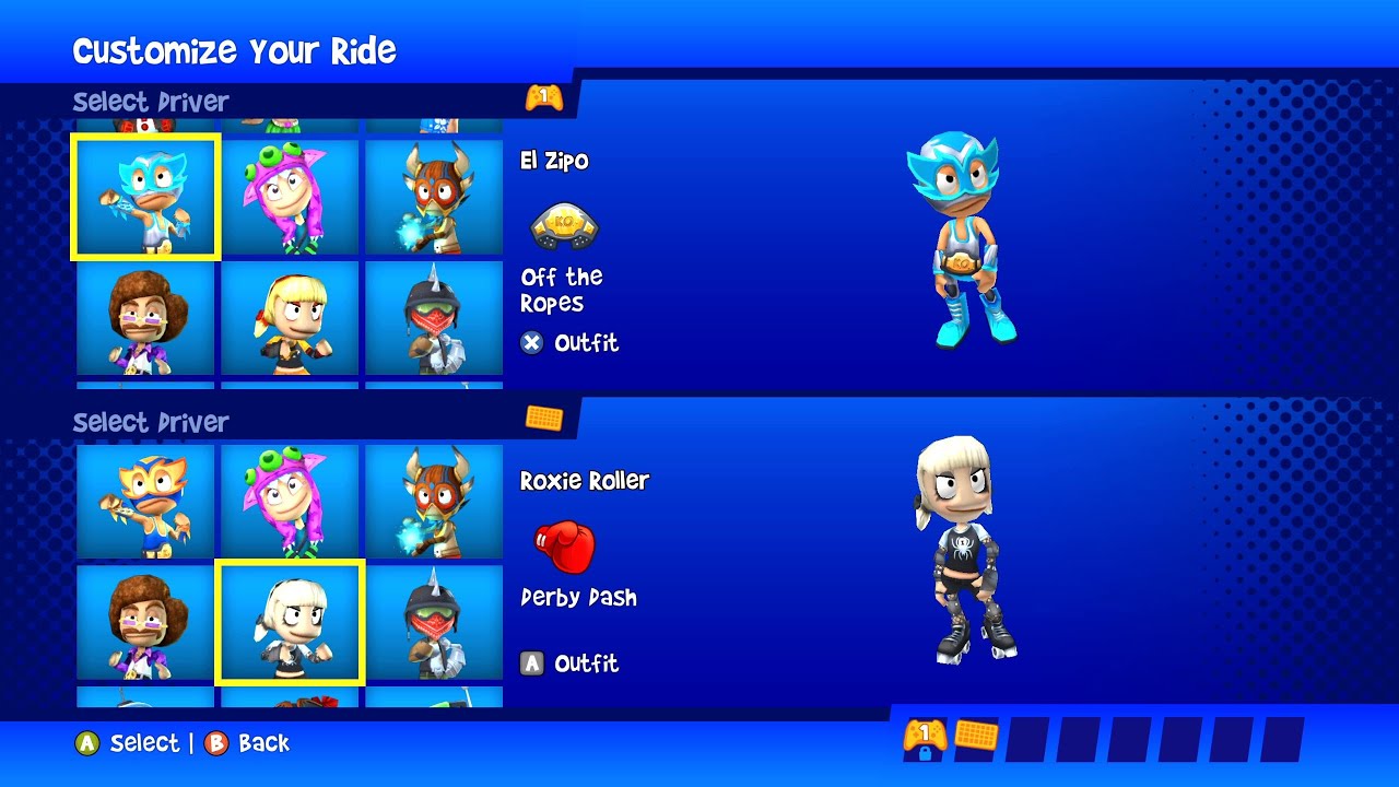 El Zipo vs Roxie Roller - Beach Buggy Racing 2 PC