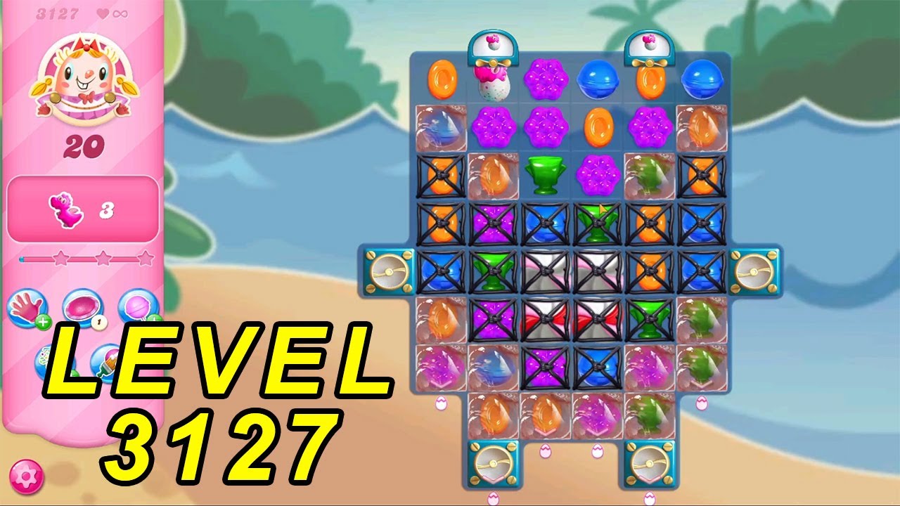 Candy Crush Saga Level 3127 || No Boosters || 3 Sugar Stars 🌟🌟🌟