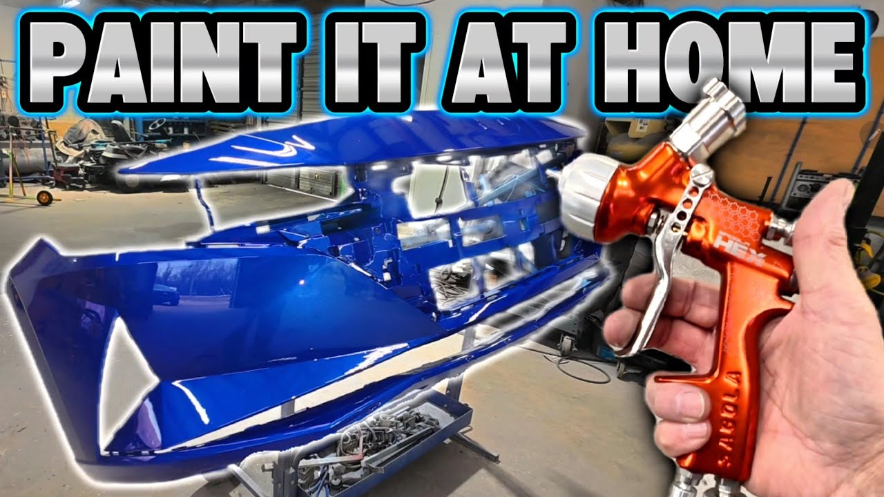 How to Paint a Bumper Cover (Sealer, Base & Clear) | Sagola 4600 Hex 1.2 Tip Review