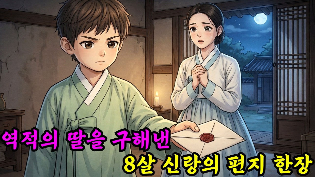 귀양지에서 온 편지 한 장으로 역적의 딸을 구해낸 8살 신랑 야담ㅣ민담ㅣ조선야담ㅣ옛날이야기ㅣ오디오북