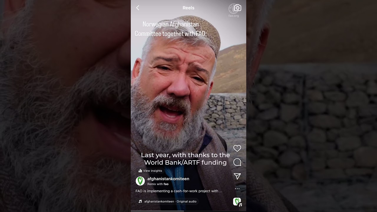 Creating jobs and saving the environment in Afghansitan