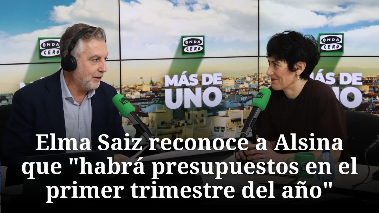 🔴EN DIRECTO | Carlos Alsina entrevista a la ministra Elma Saiz