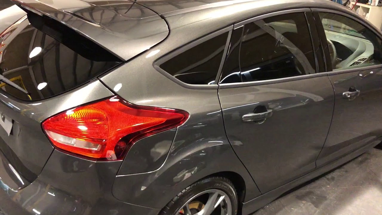 2017 Ford Focus ST Line Ecoboost After It's Siramik APT New Car Protection Detail by BrCarDetailing
